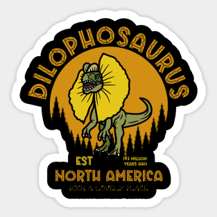 Dilophosaurus Sticker